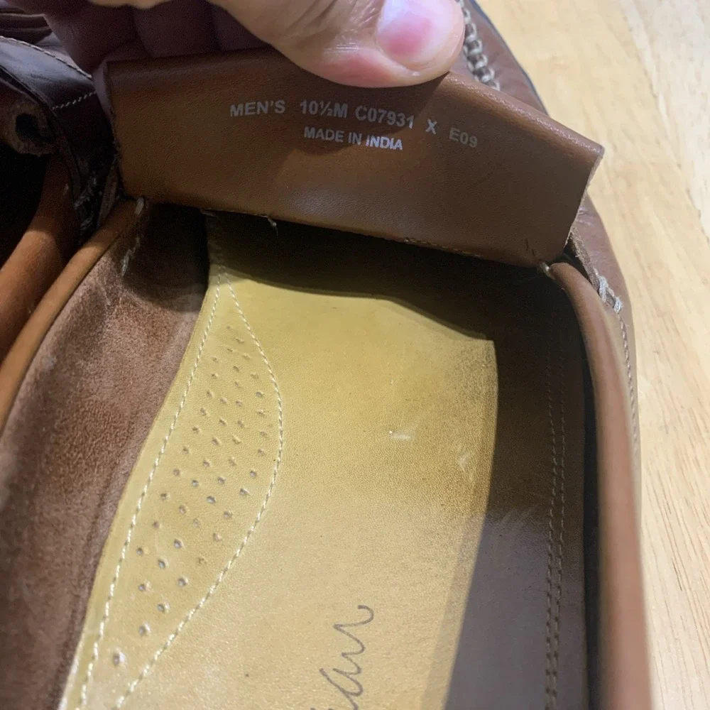 Cole Haan Pinch Tassel Loafer‎ C07931 Brown Leather Men's Size 10.5M